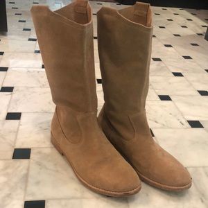 Joie tan leather boots